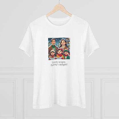 Carols bright, Family's delight! - Women's Softstyle Tee - Whippie's