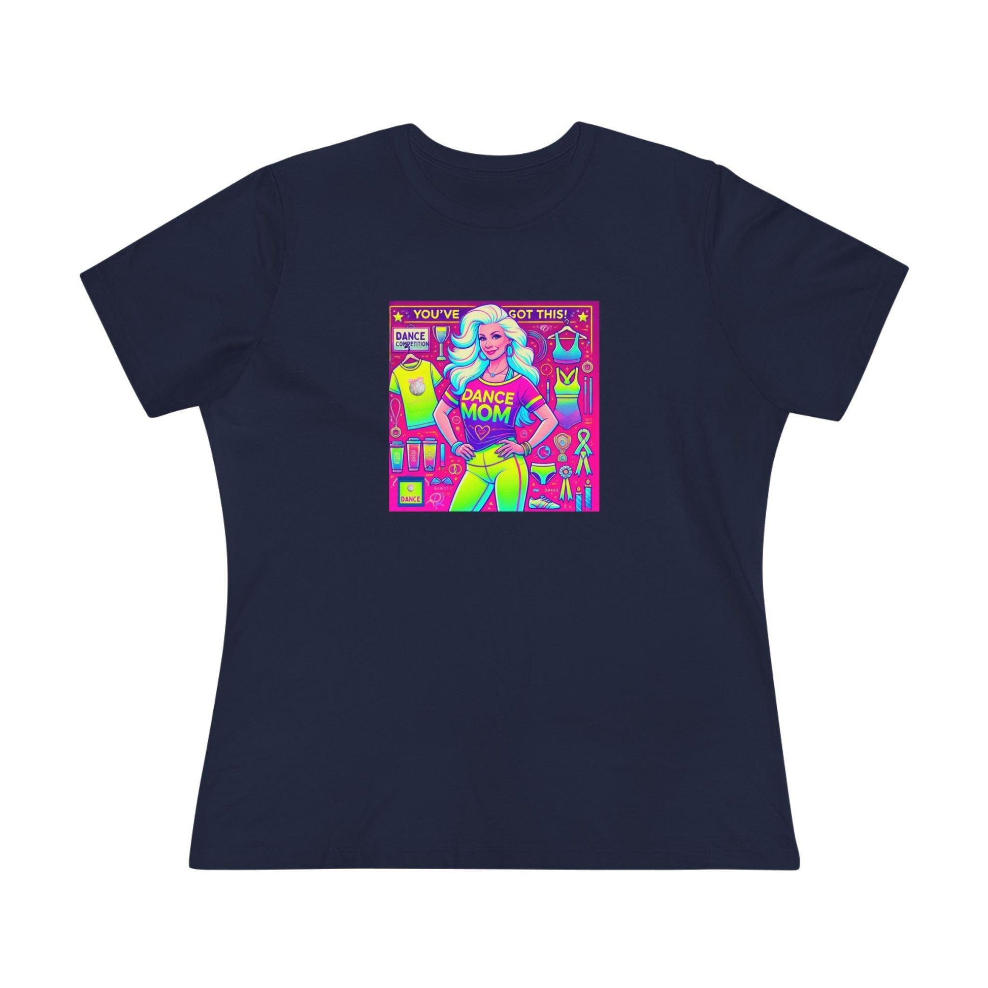 Dance Mom Magic (White Hair) - A Colorful Celebration 🌈 - Women's Softstyle Tee - Whippie's