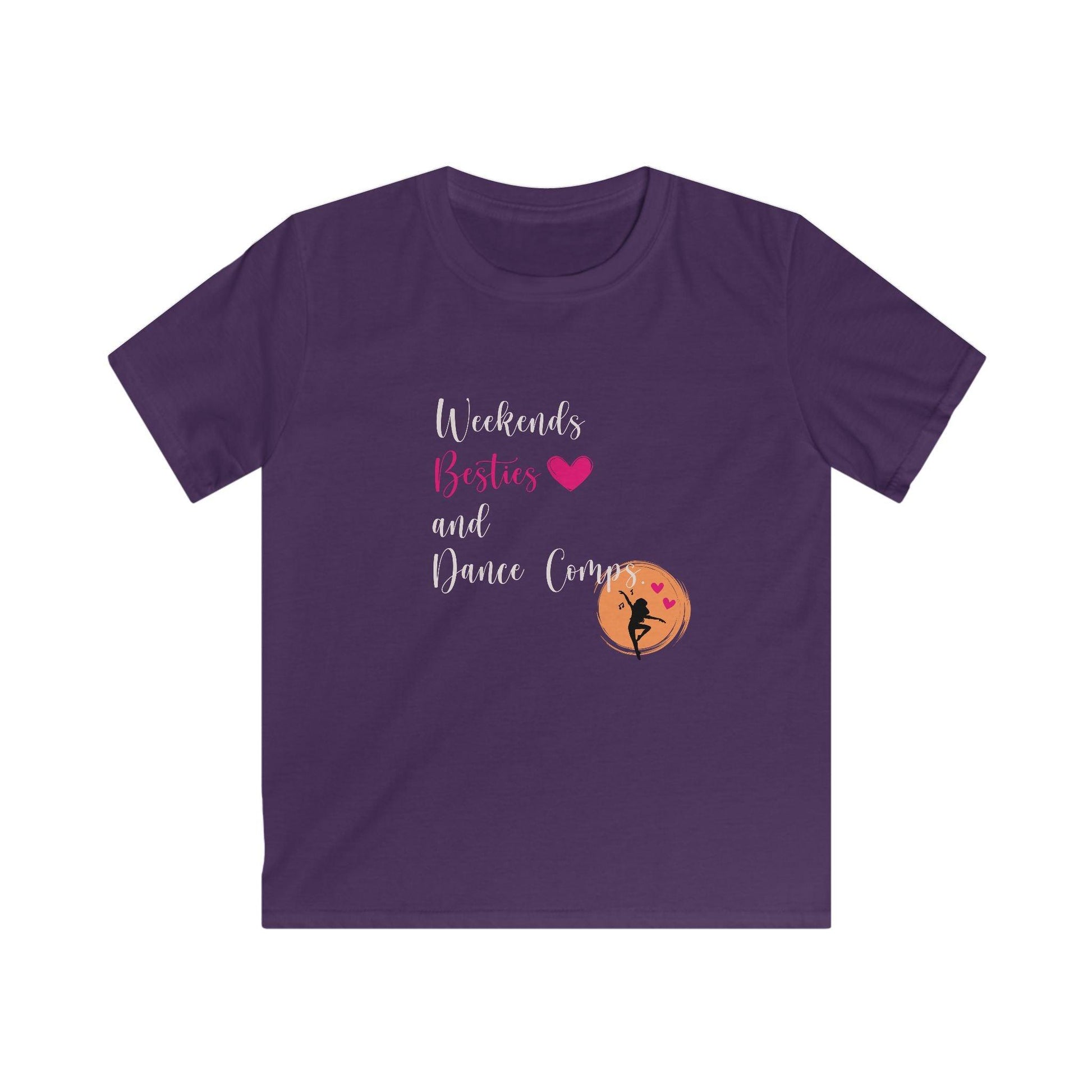 Weekends, Besties, & Dance Comps Youth Tee - 👯‍♀️💖 Dance Friends Make the Best Friends! 💖👯‍♀️ - Whippie's