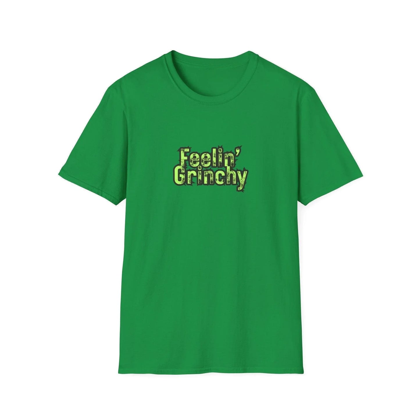 Feelin' Grinchy 🎄🎅 - Unisex Softstyle T-Shirt 👕 - Whippie's