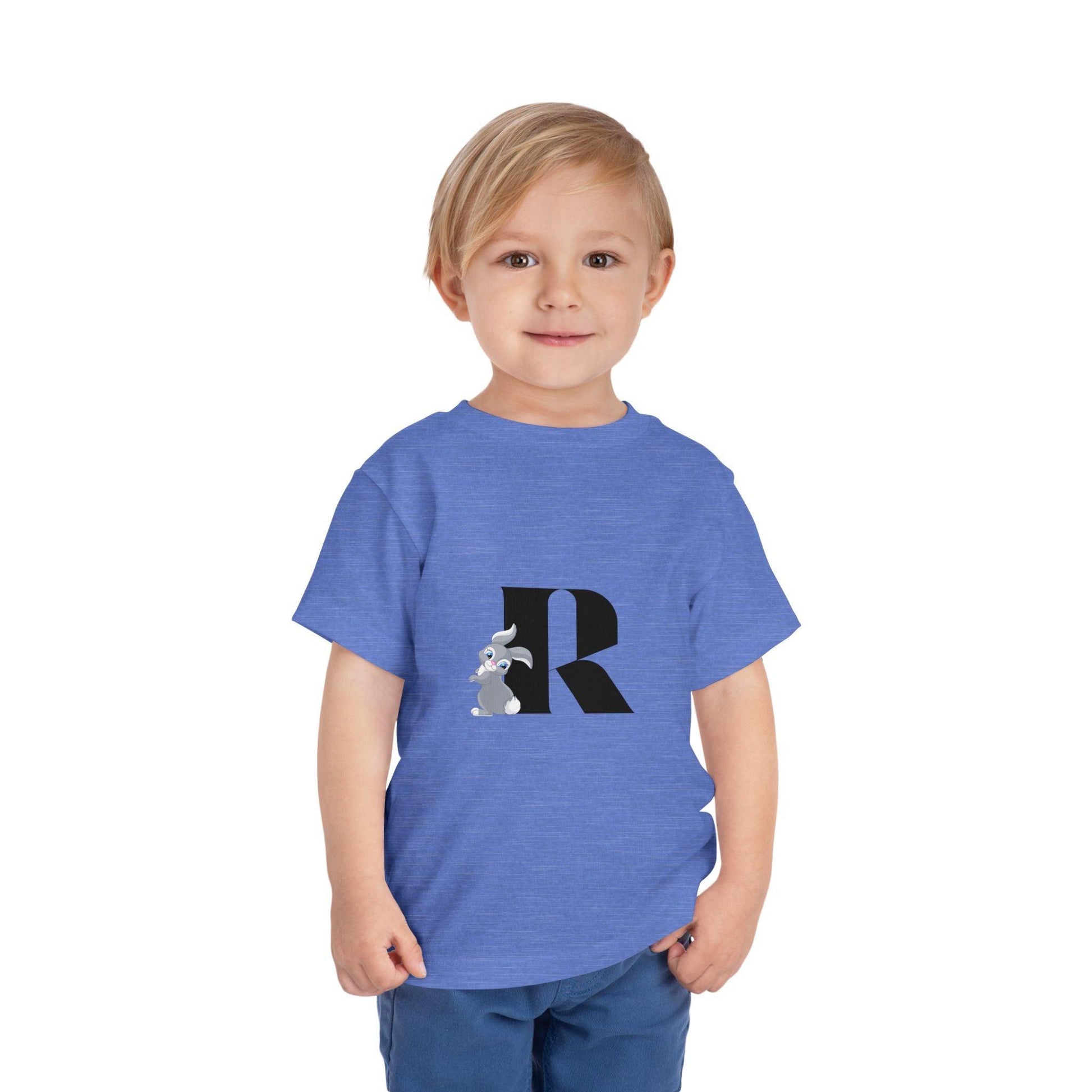 Alphabet Adventures: Letter R - Rabbit Toddler T-shirt - Whippie's