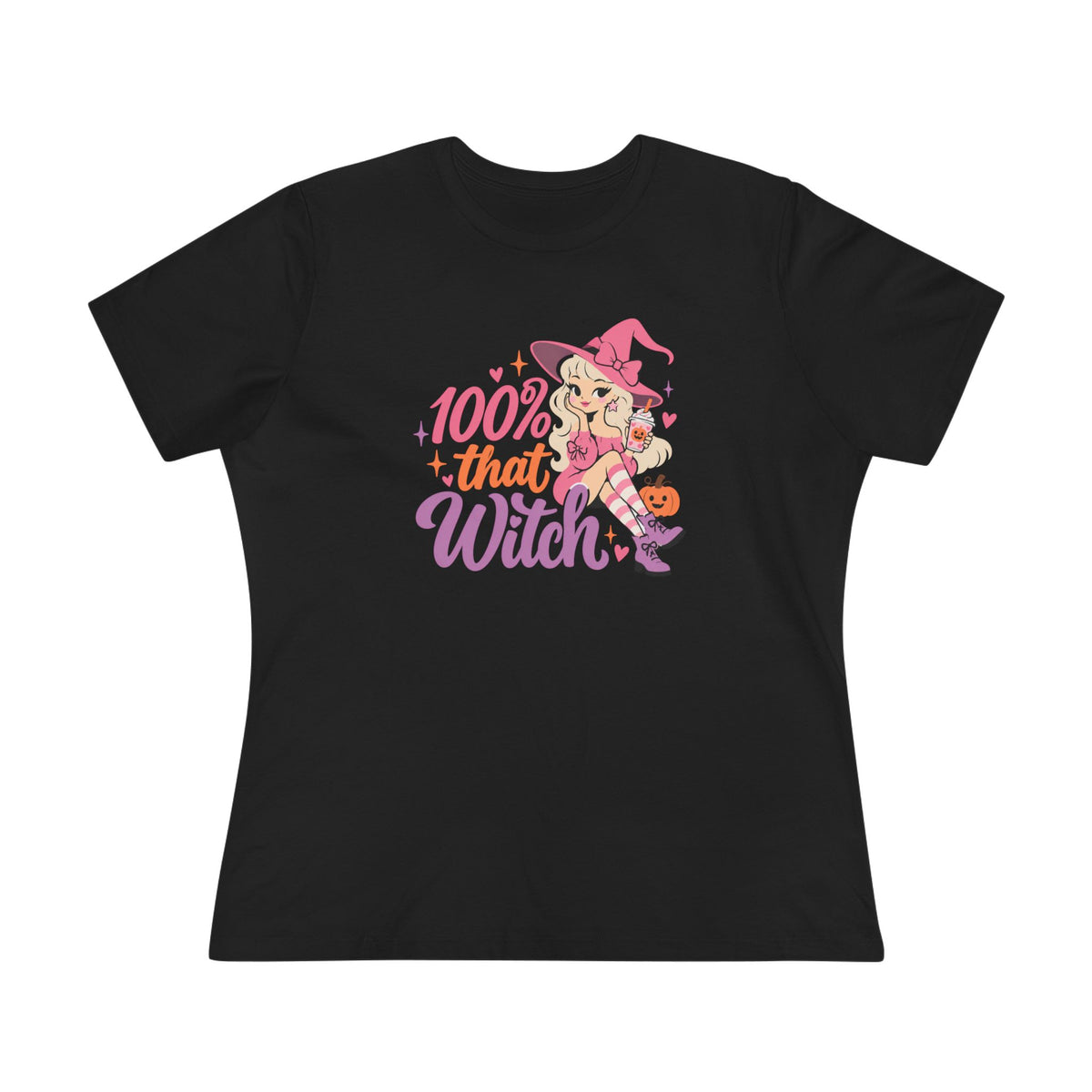 Halloween Shirt | 100% That Witch Women’s Tee – product image 6