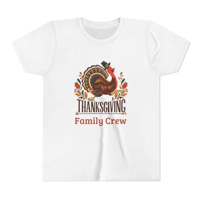 Personalized Thanksgiving Youth Shirt | Matching Family Crew Youth Tee