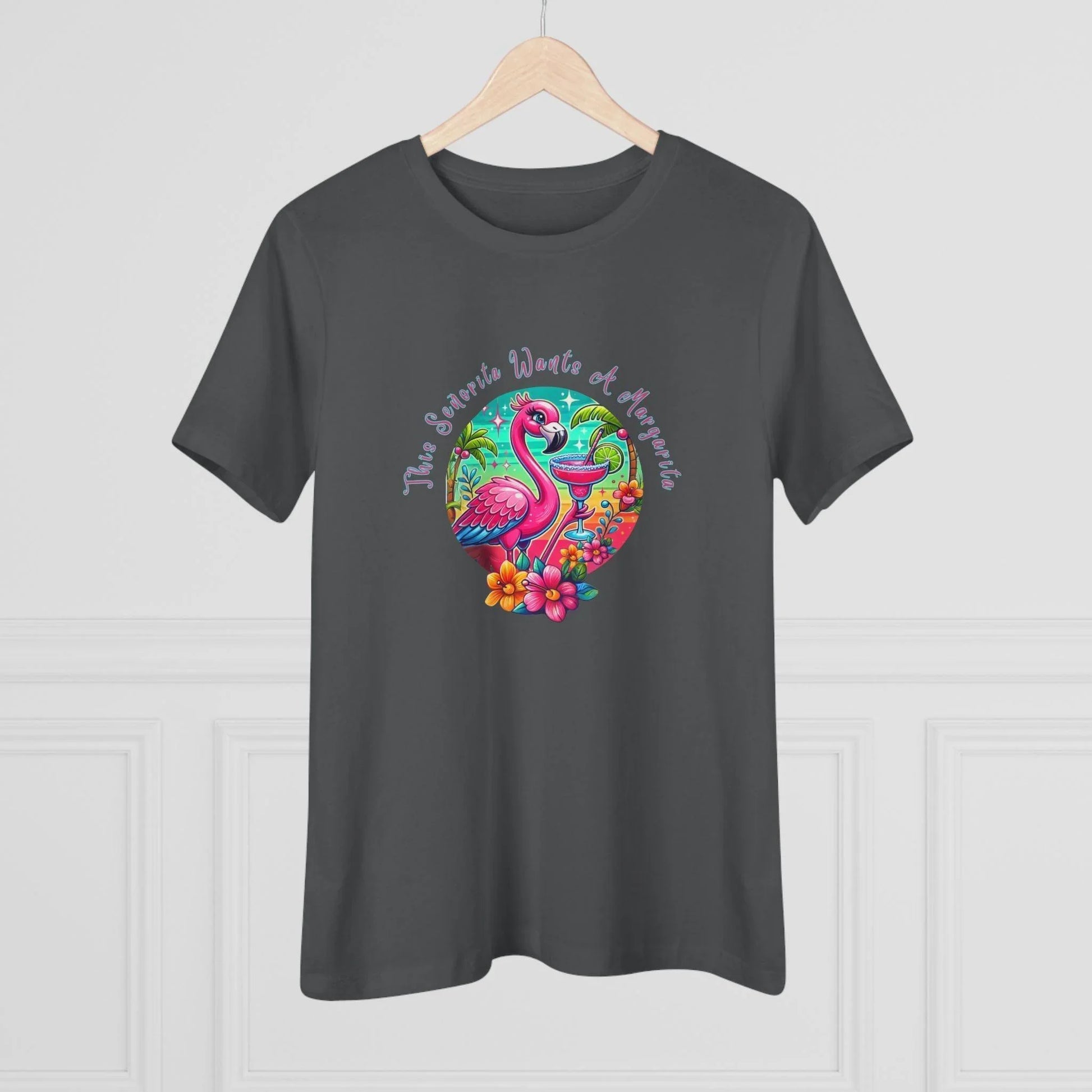 This Señorita Wants a Margarita - Women's Cotton Tee 🦩🍹 - Whippie's