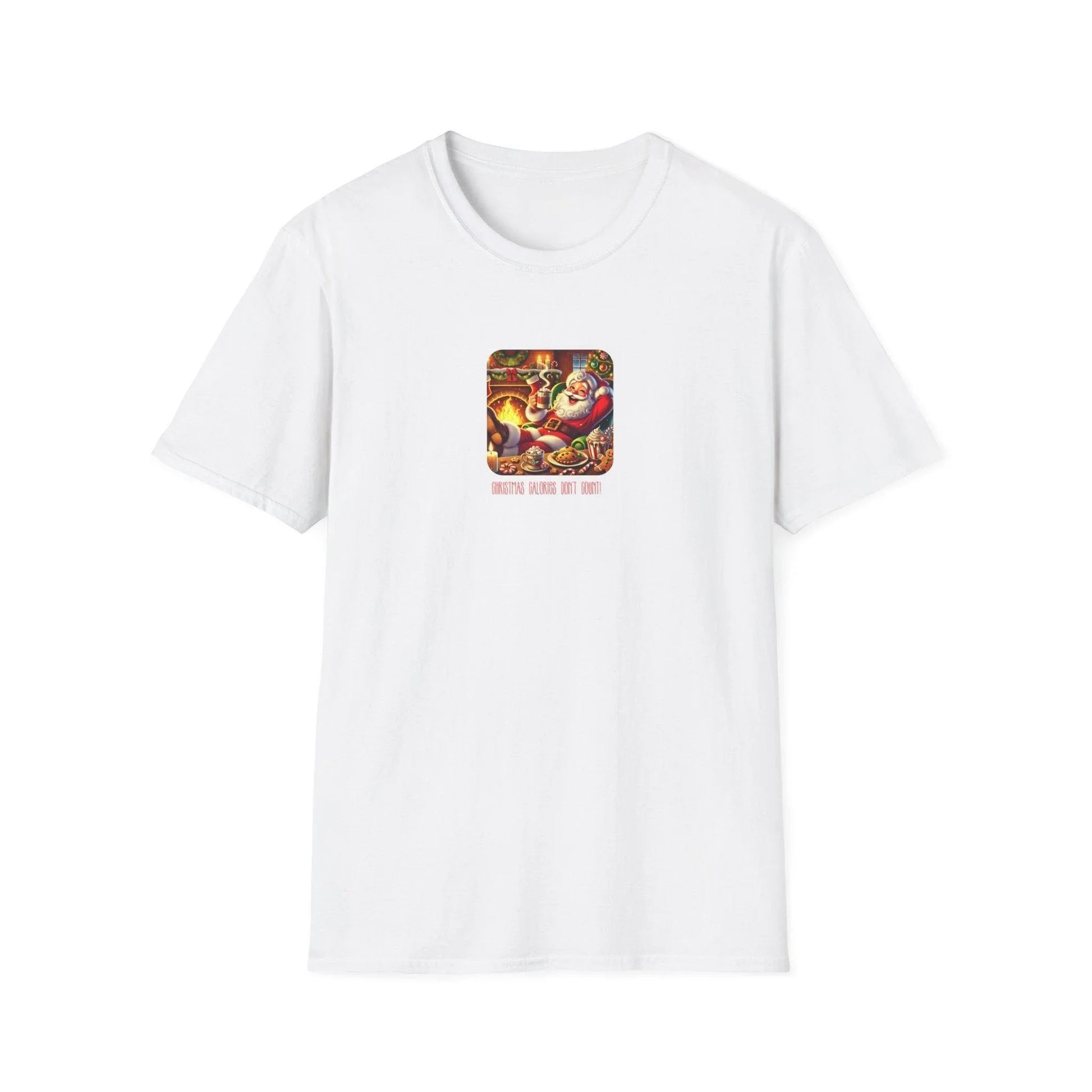 Santa: Christmas Calories Don't Count - Unisex Softstyle T-Shirt - Whippie's