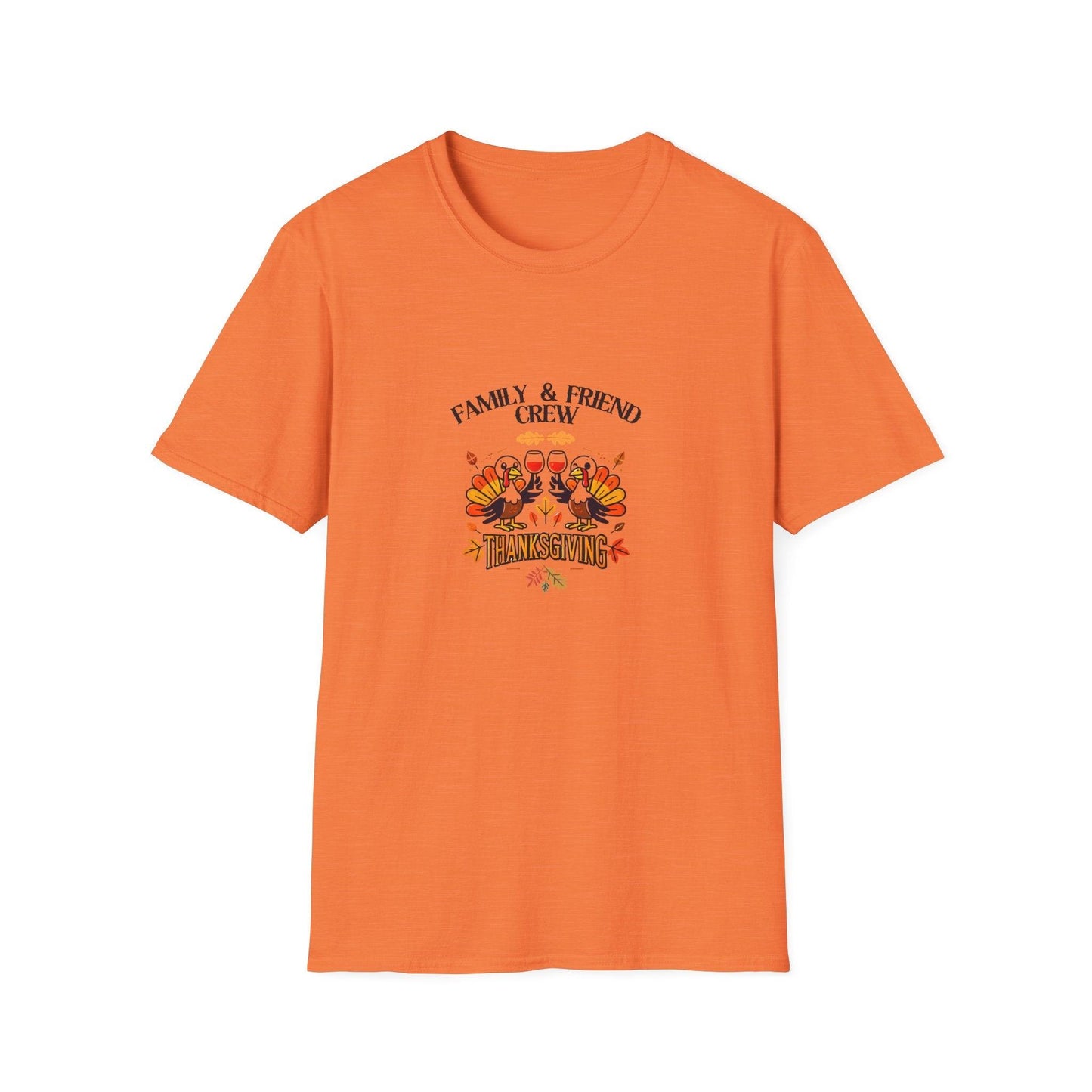 Thanksgiving Family & Friends Crew - Cheers to the Crew! 🦃🥂🍁 Unisex T-Shirt - Whippie's