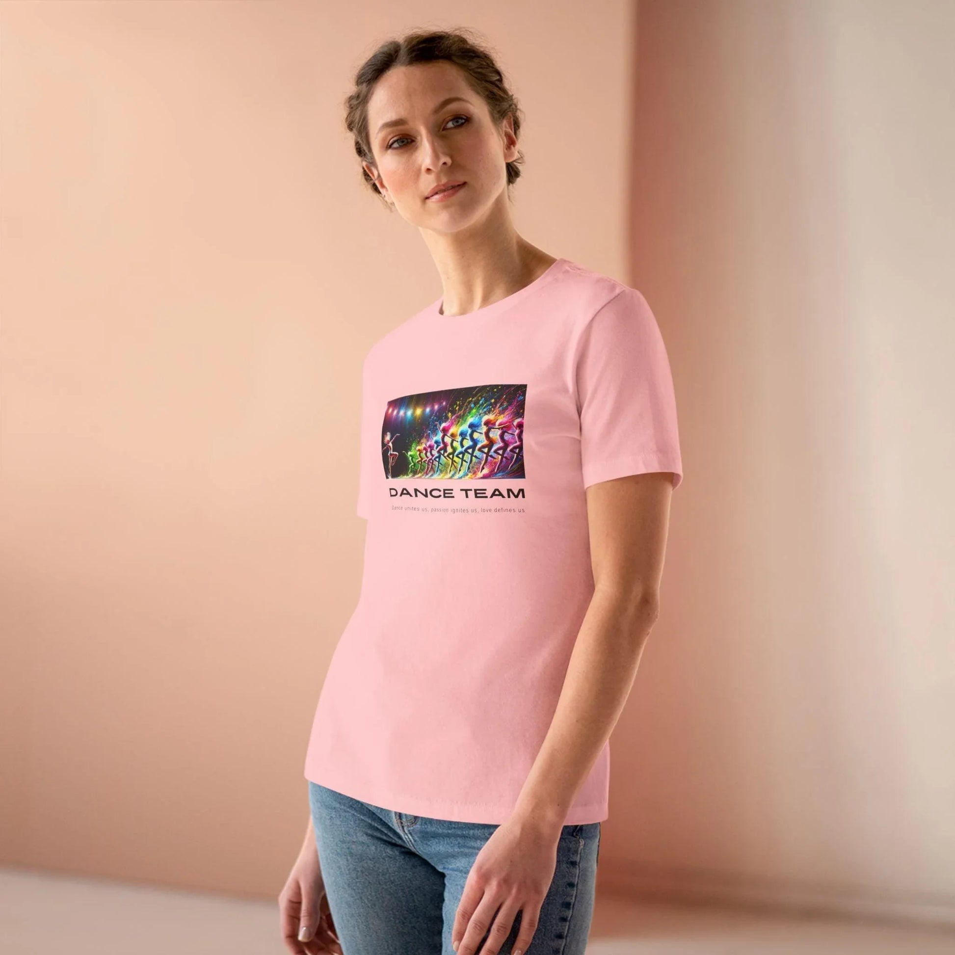 Dance Team: Dance unites us, passion ignites us, love defines us! 💃‍♀️ Women's Softstyle Tee 🎨 - Whippie's