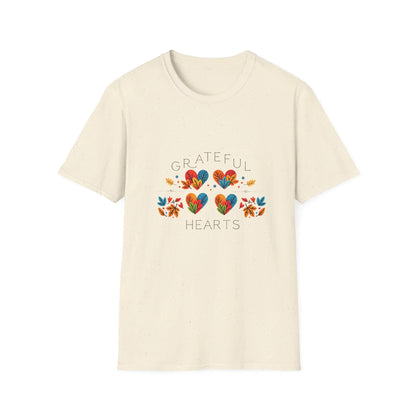 Grateful Hearts Four Hearts Unisex T-Shirt