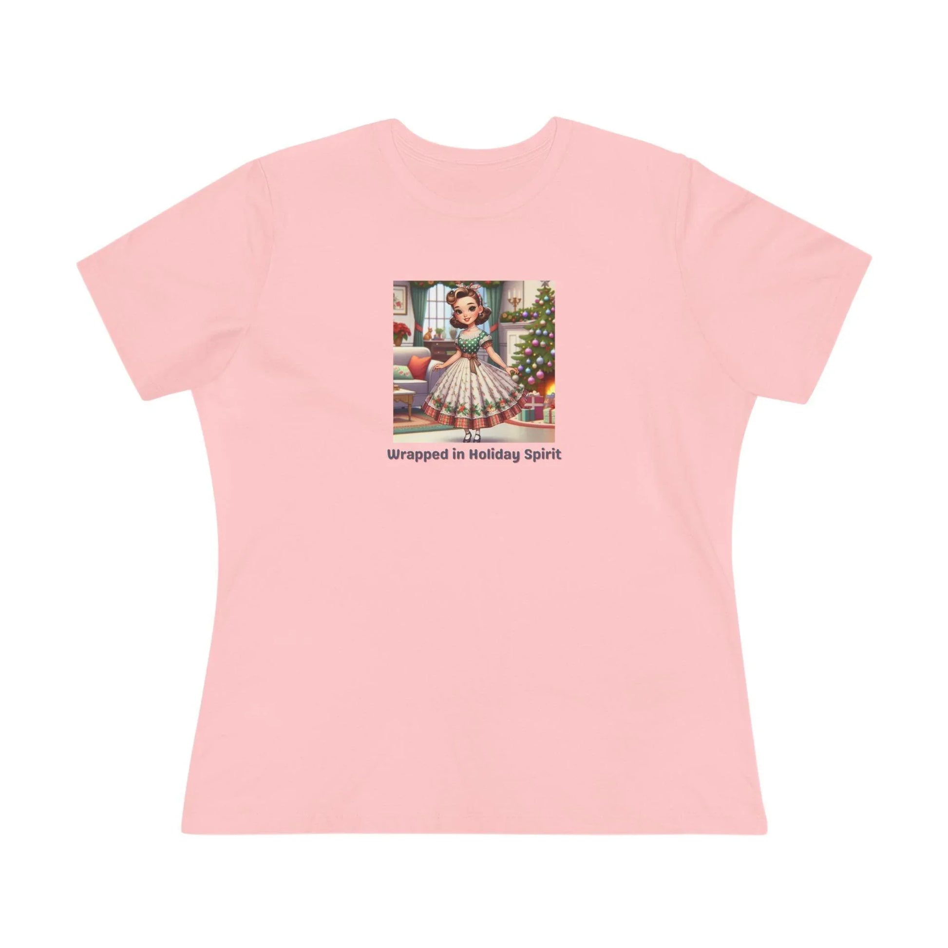 Wrapped in Holiday Spirit - Women's Softstyle Tee - Whippie's