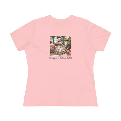 Wrapped in Holiday Spirit - Women's Softstyle Tee - Whippie's