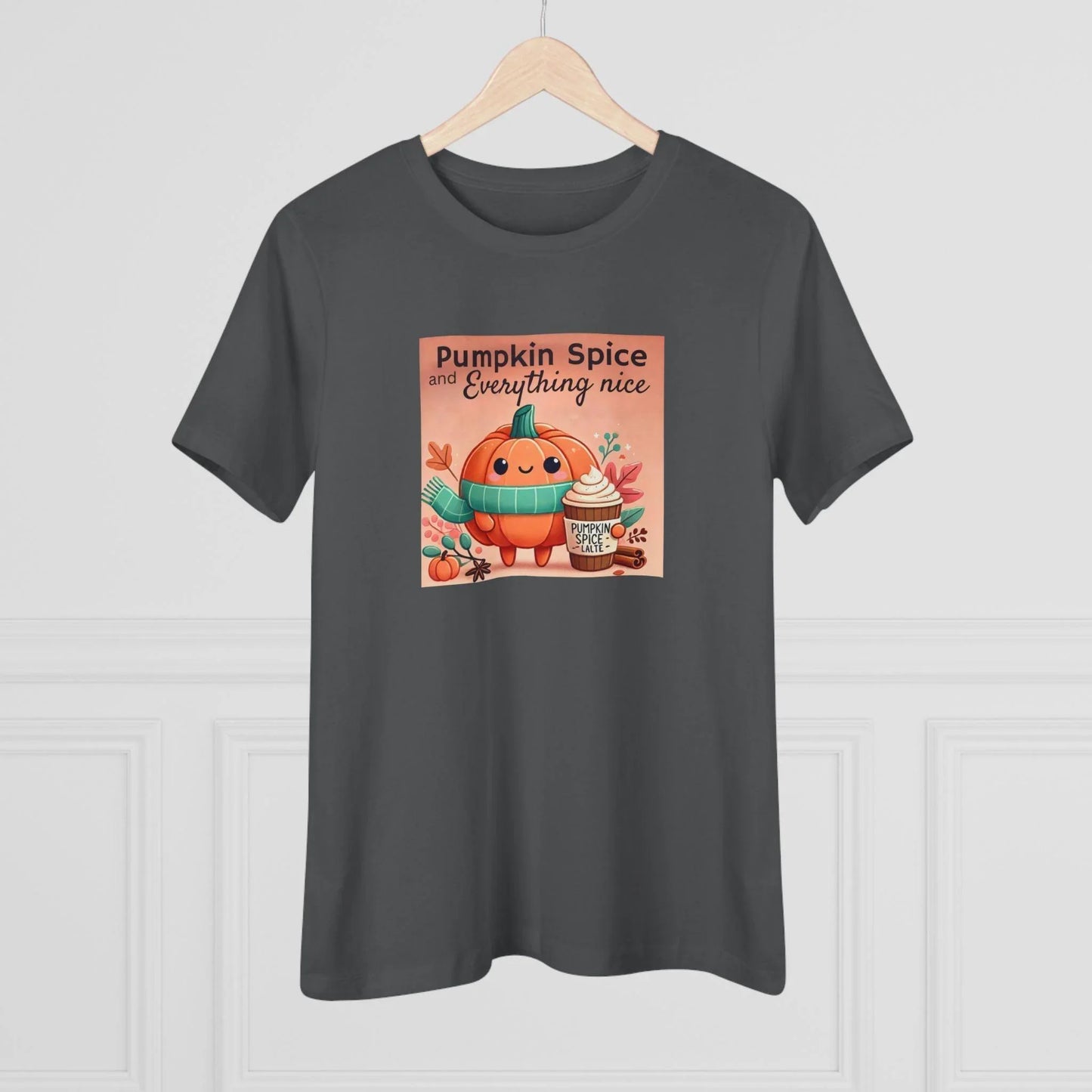 Cute Pumpkin: Pumpkin Spice and Everything Nice - Women's Softstyle Tee - Whippie's