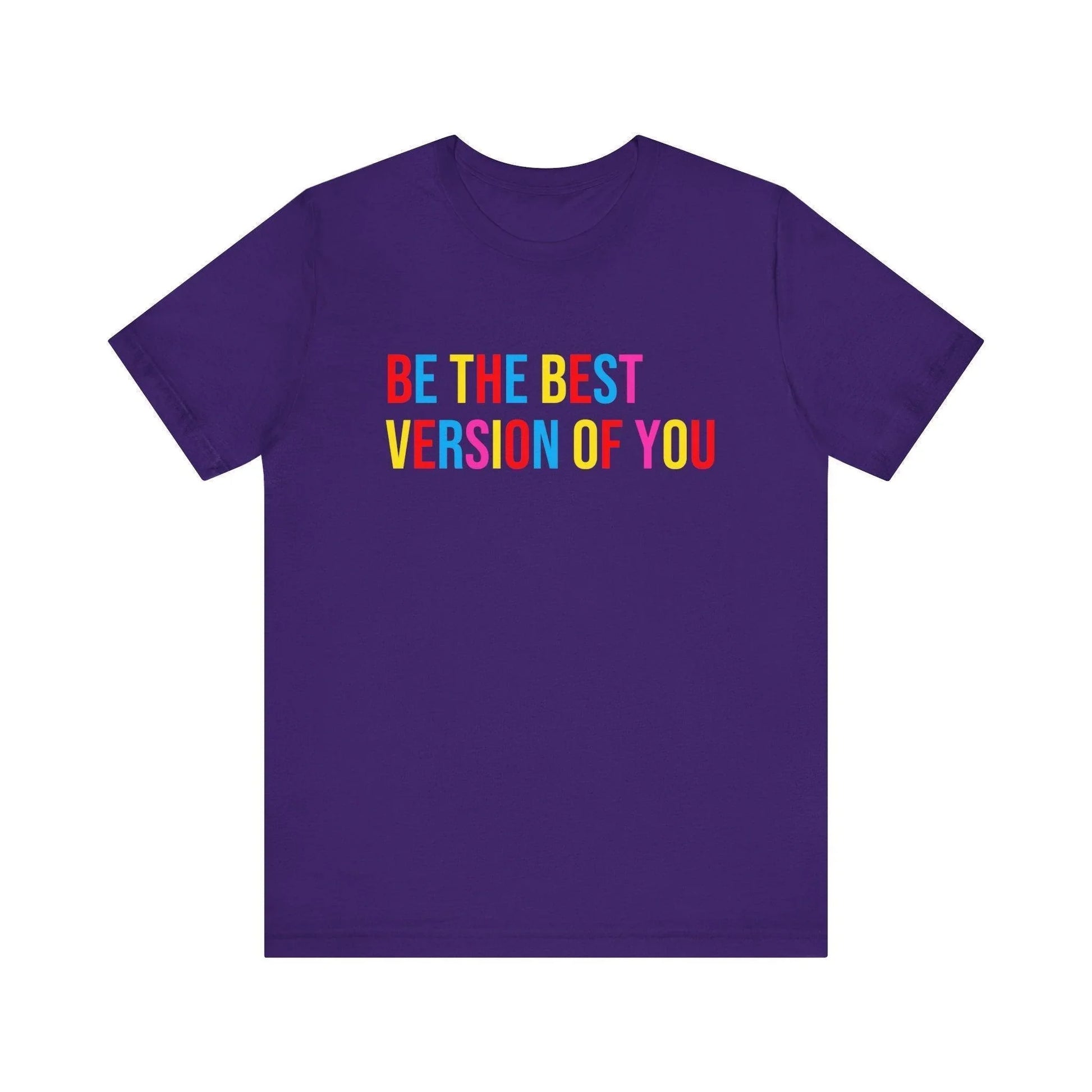 ✨ BE THE BEST VERSION OF YOU ✨ Unisex Jersey Tee 🌈 - Whippie's