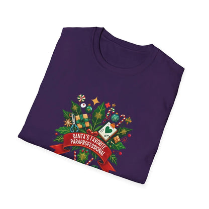 Santa's Favorite Paraprofessional Unisex Tee ✏️🎅 - Whippie's