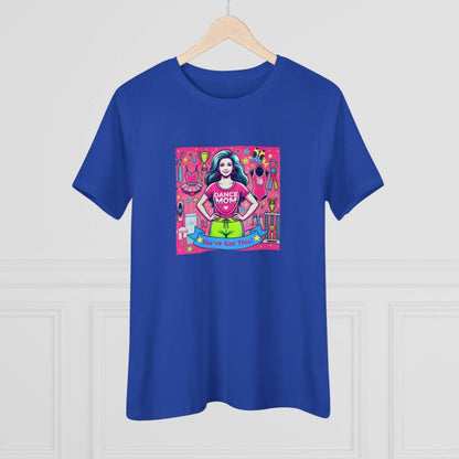 Dance Mom Magic (Brunette Mom) - A Colorful Celebration 🌈 - Women's Softstyle Tee - Whippie's