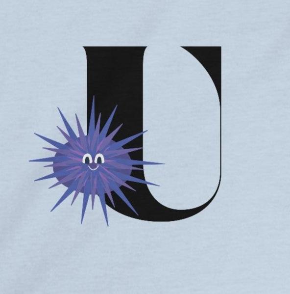 Alphabet Adventures: Letter U - Urchin Youth T-Shirt - Whippie's
