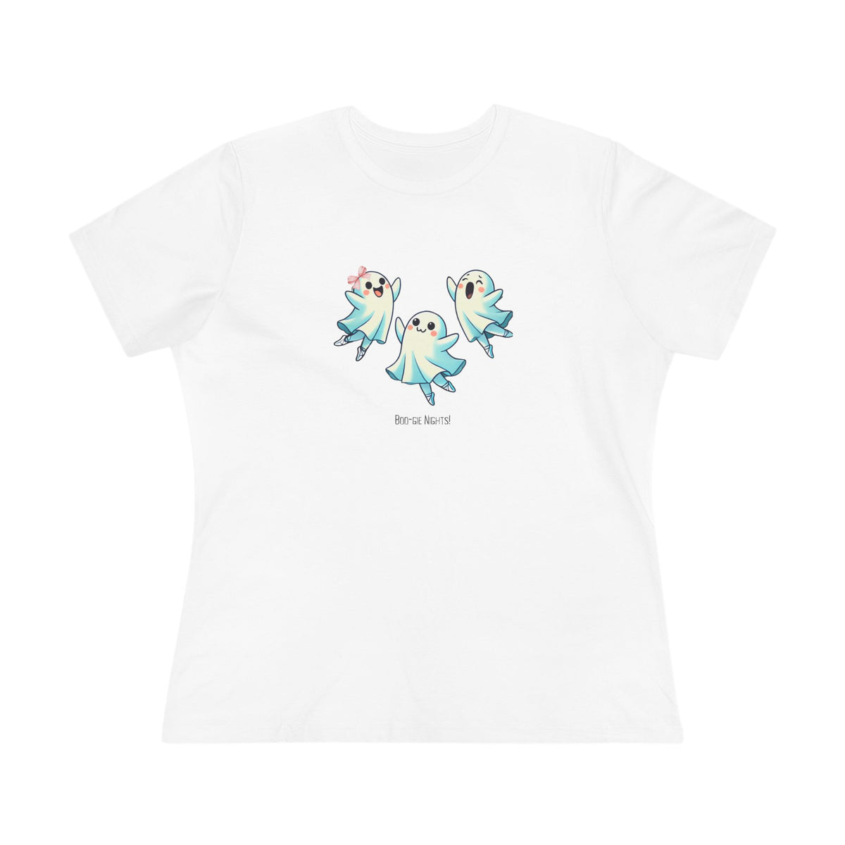 Halloween Dance Shirt for Women | Boo-gie Nights Ghost Ballerina Tee