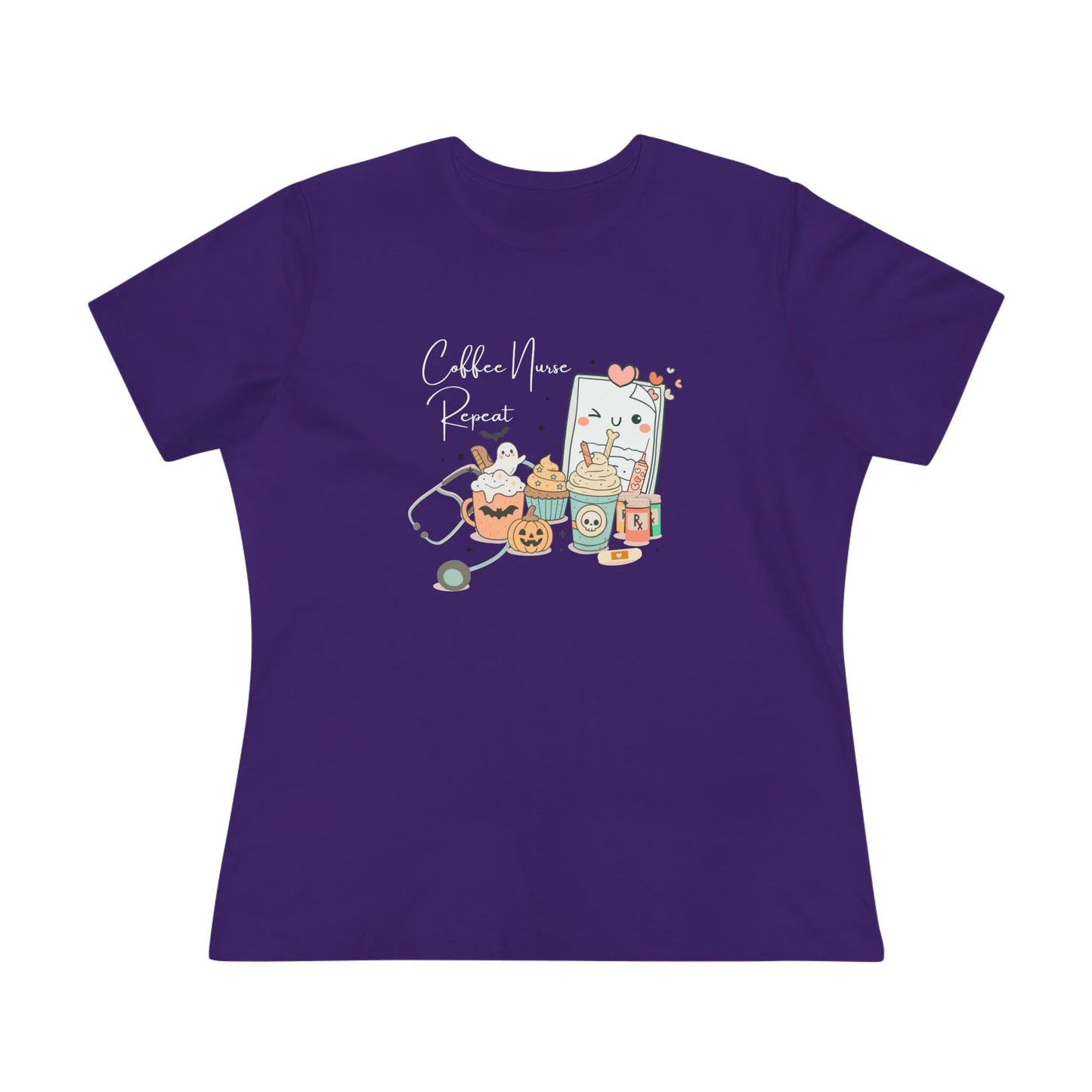 Coffee, Nurse, Repeat: Halloween Edition - Tired Nurse Tee