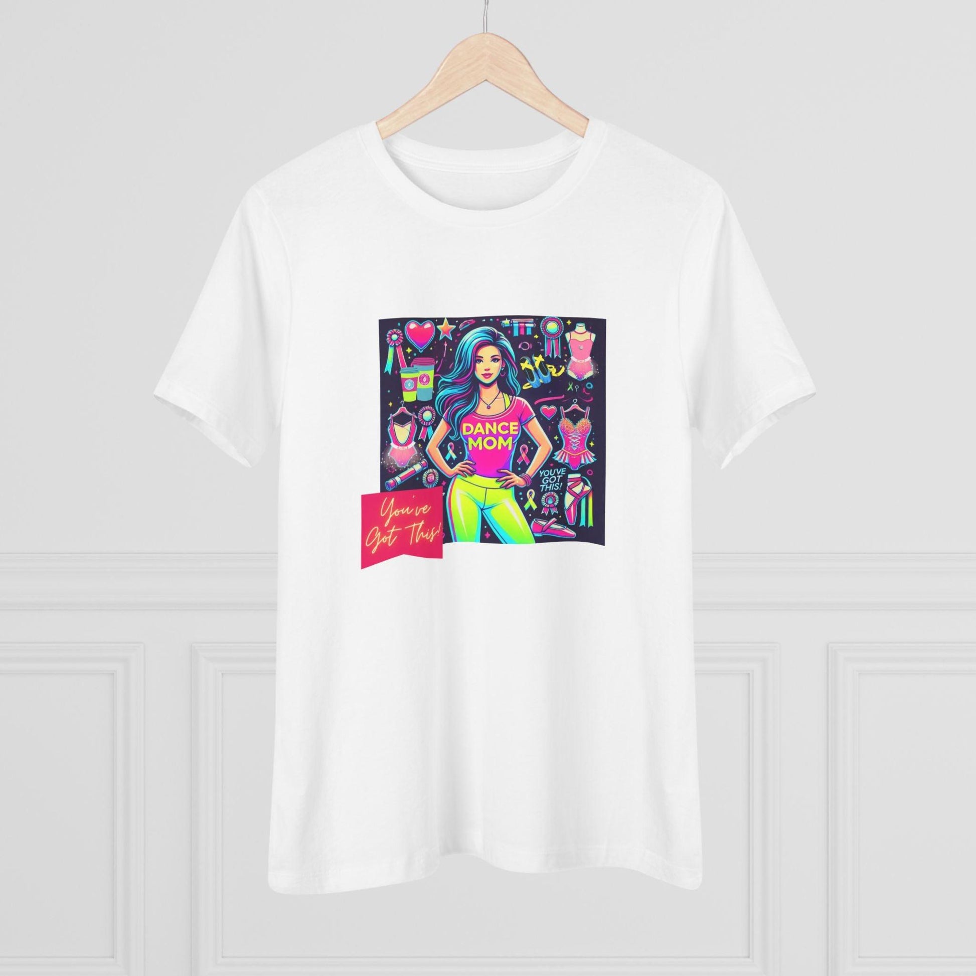 Dance Mom: You've Got This - Stylish Brunette Mom - Women's Softstyle Tee Celebrate Your Inner Dance Mom! - Whippie's