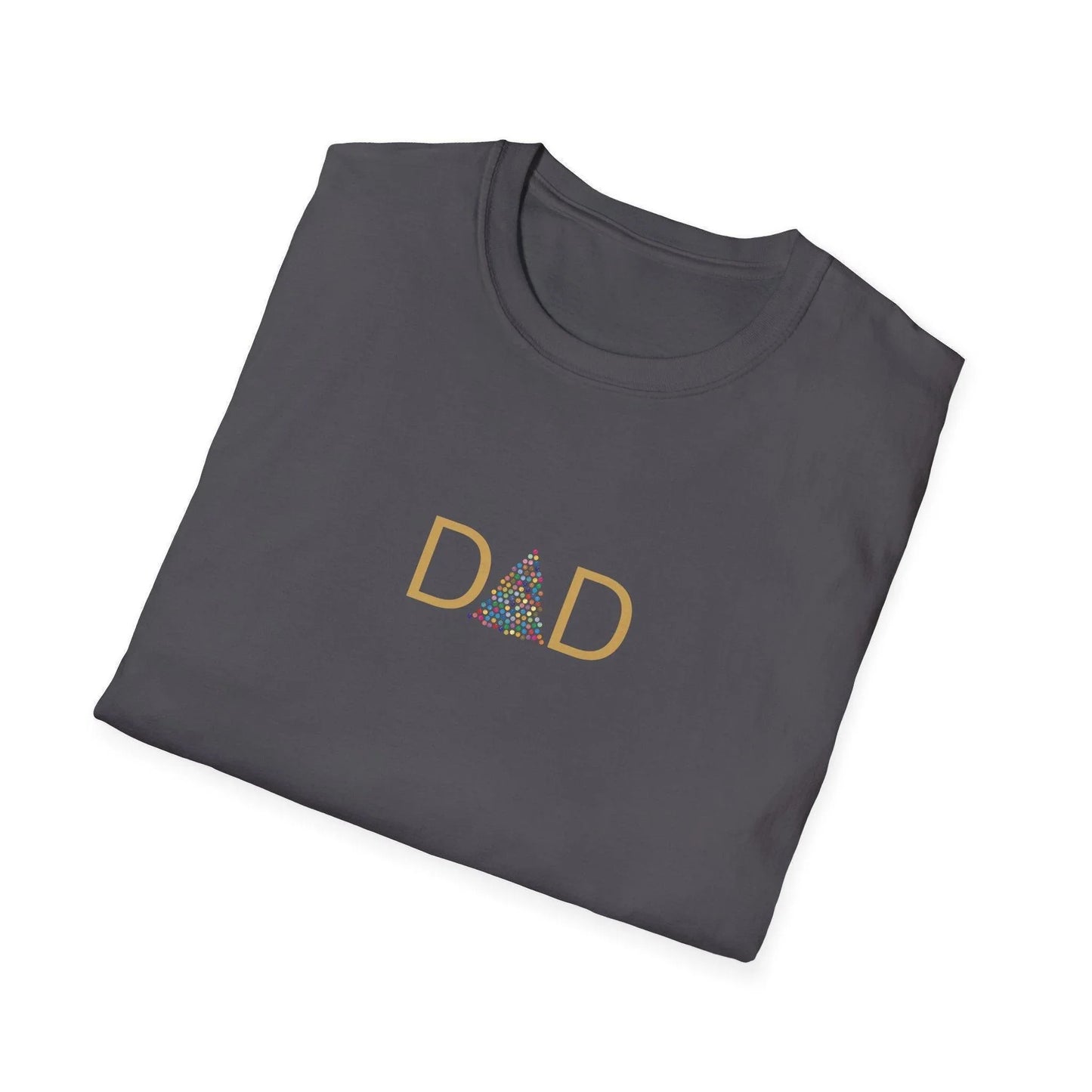 DAD 🎄 - Golden Christmas Dad! ✨🎁- Mens Softstyle T-shirt - Whippie's