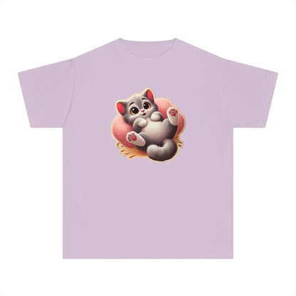 😻 Kitten Cuddle Time 💖 Youth Midweight Tee ✨ Purr-fectly adorable! - Whippie's