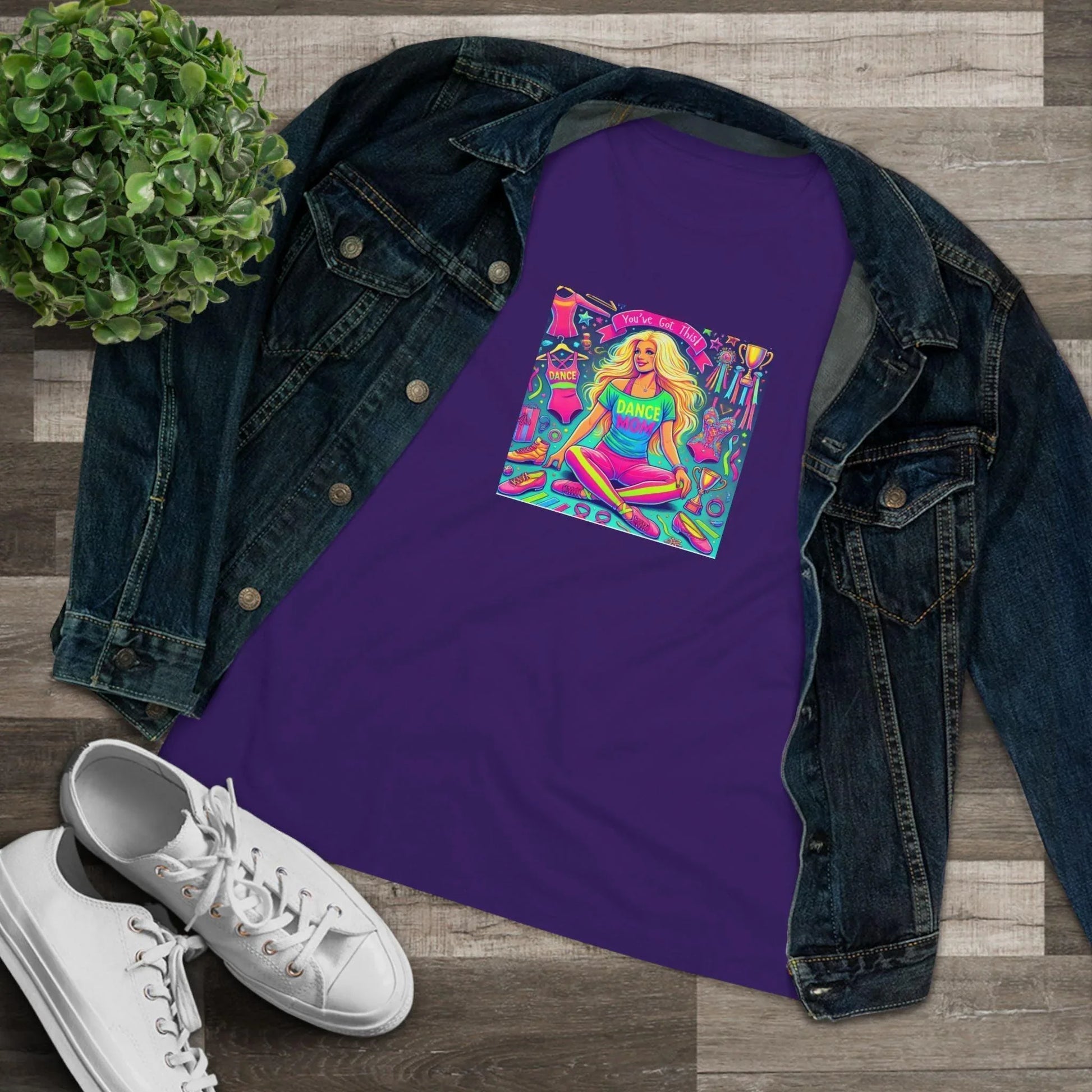 Dance Mom: You've Got This - Blonde Mom - Sitting - Women's Softstyle Tee - Whippie's
