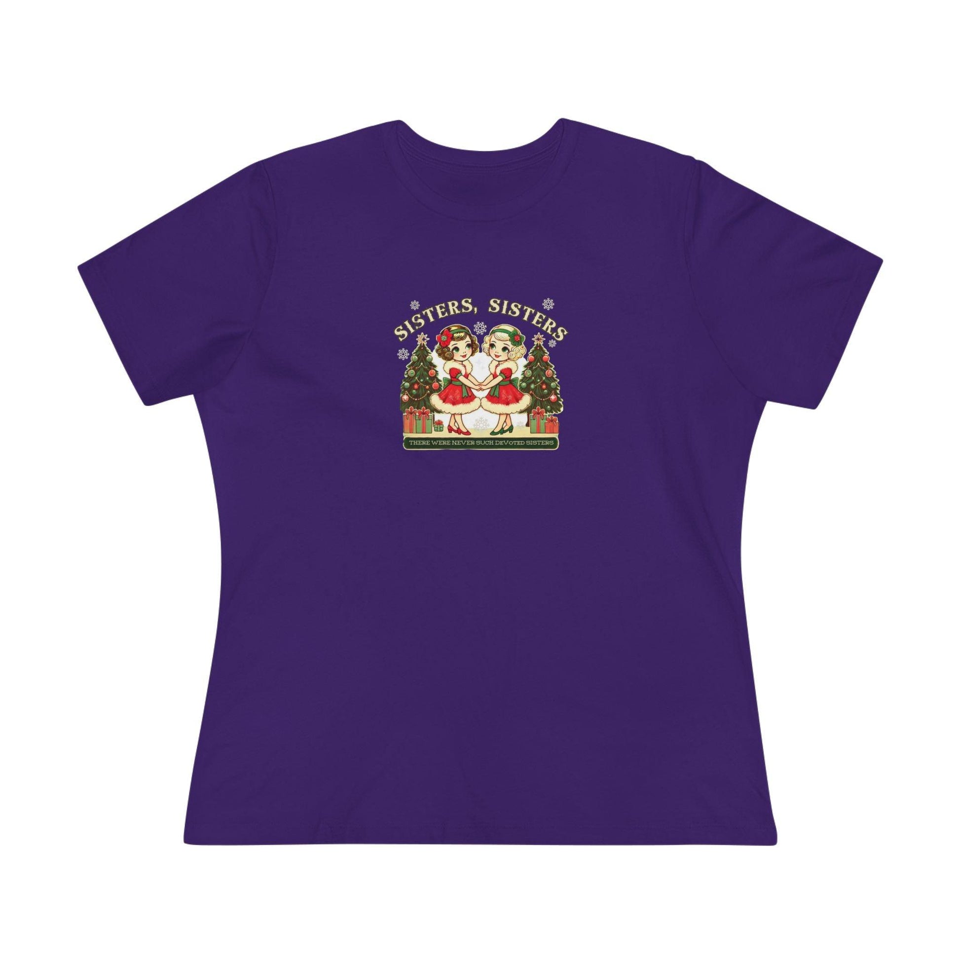 Sisters, Sisters (Blonde Sisters) - There Were Never Such Devoted Sisters! 👭🏼🎄 Women's Softstyle Tee - Whippie's