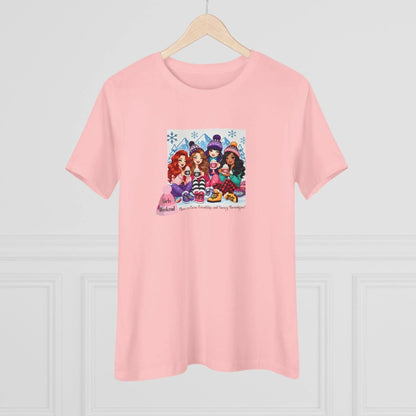 Girls Weekend Cheers to Cocoa, Friendship, and Snowy Shenanigans! - Women's Softstyle Tee - Whippie's