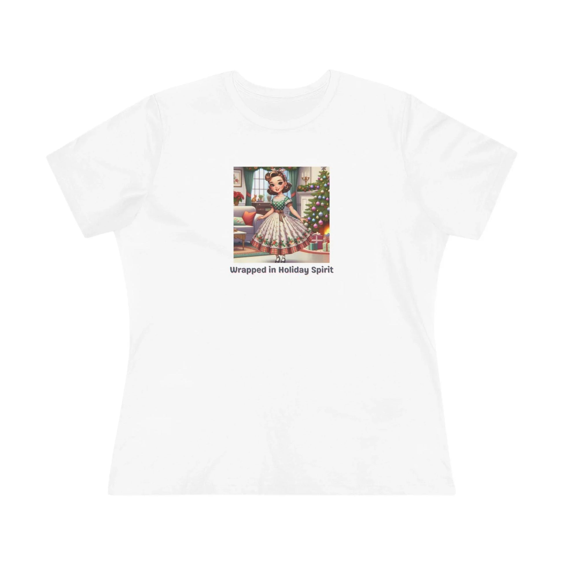Wrapped in Holiday Spirit - Women's Softstyle Tee - Whippie's