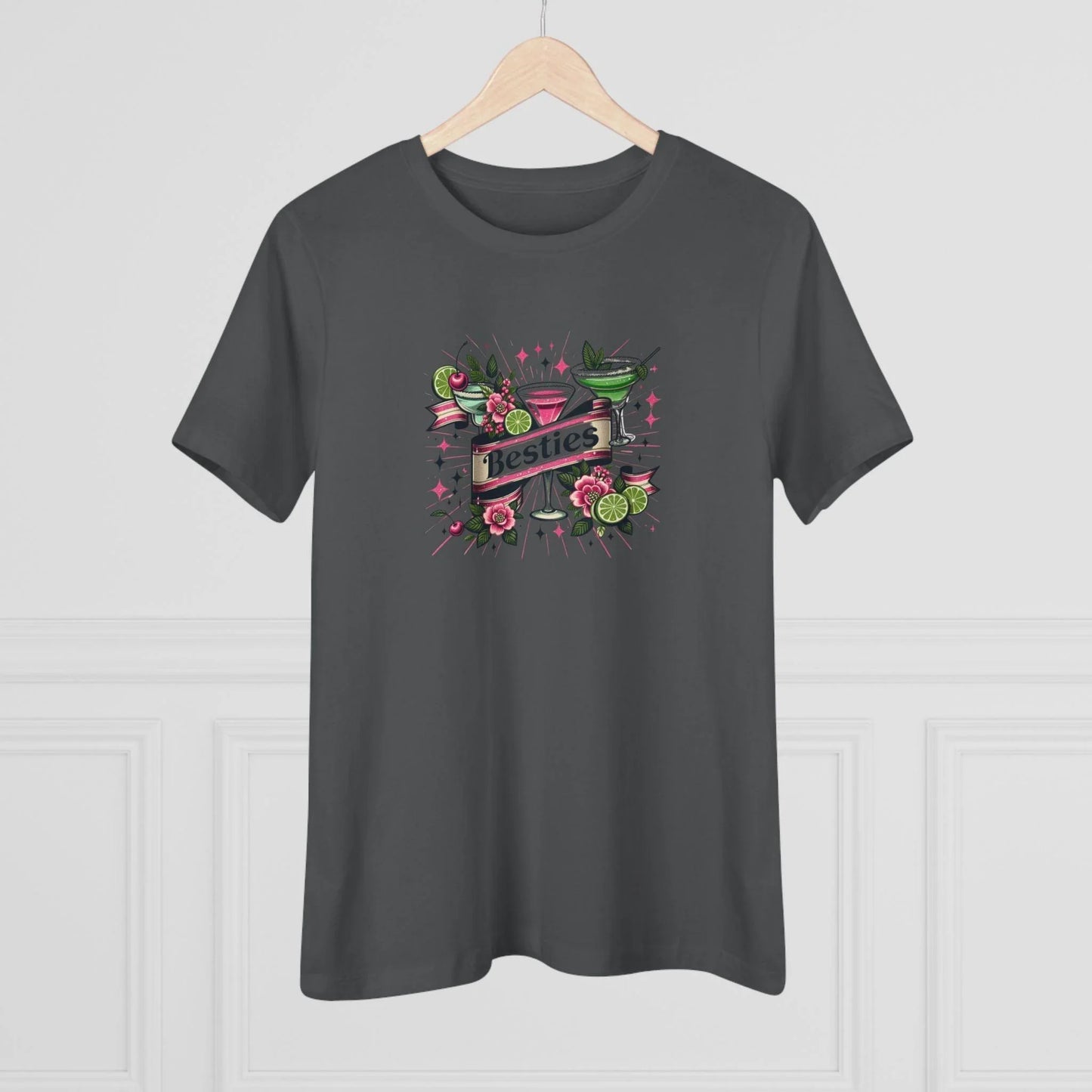 Besties - Three Cocktails - Women's Softstyle Tee - Whippie's