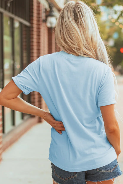 Sequin Cheer Tee | Game Day Spirit Squad Top