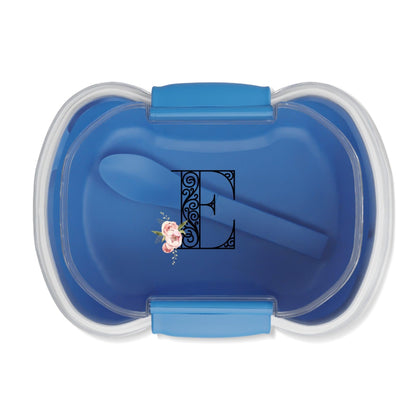 Floral Letters: Letter E - Peony - Two-tier Bento Box - Whippie's