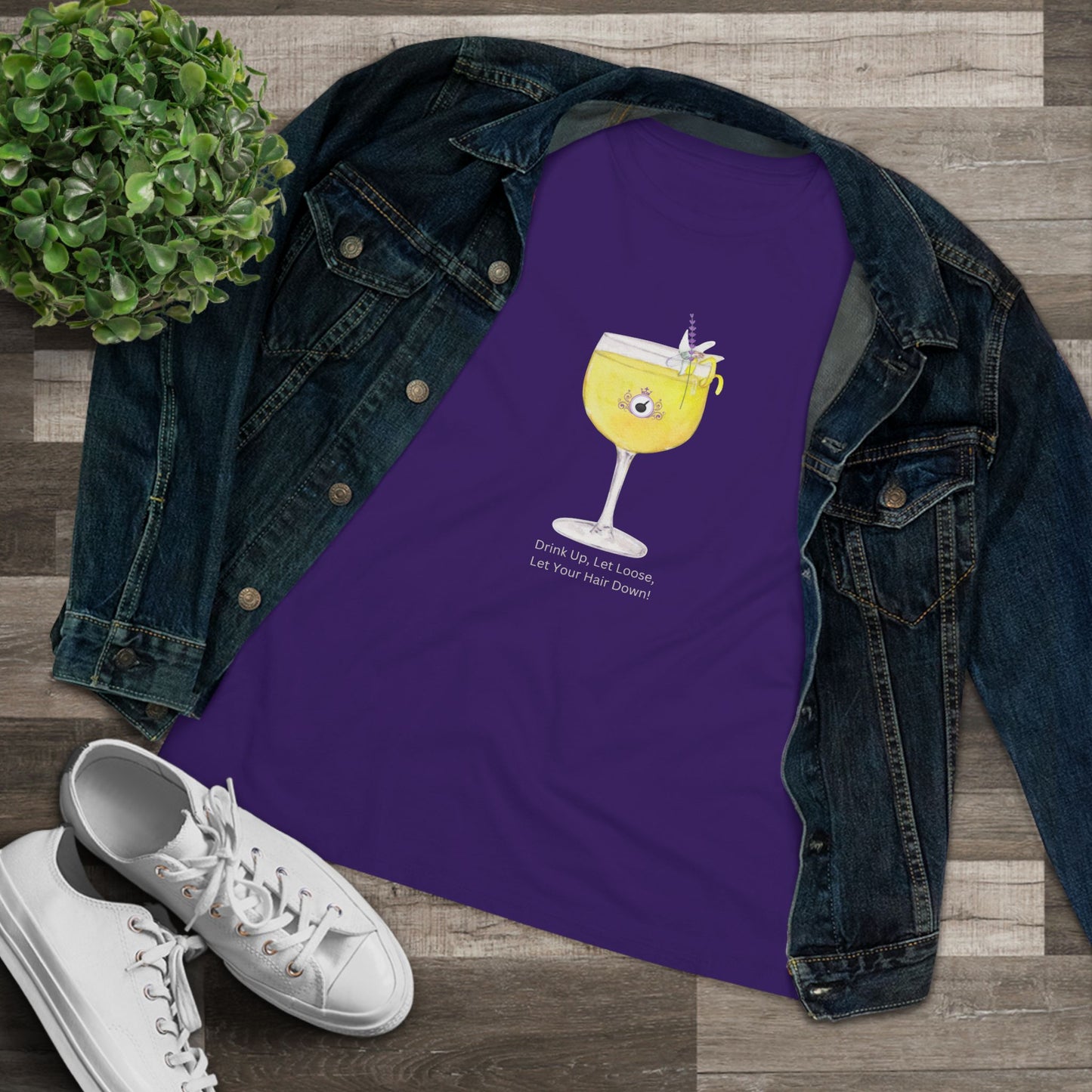 Long Hair Princess Shirt - Drink Up, Let Loose, Let Your Hair Down