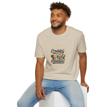 Cruisin' and Boozin Unisex Tee 🛳️🍹 - Whippie's