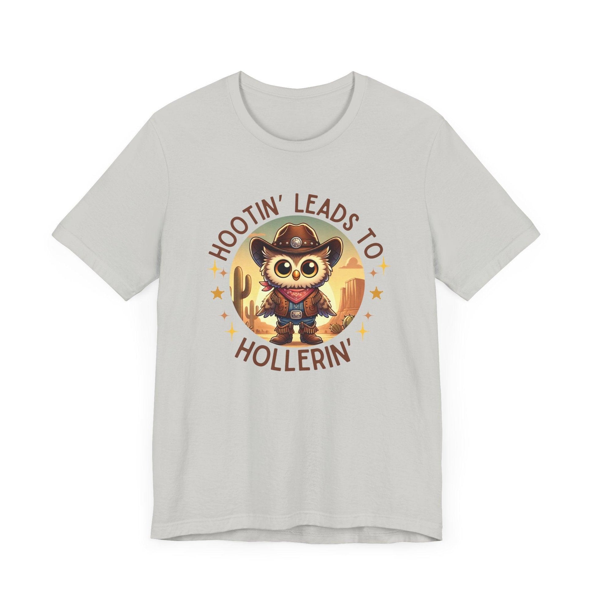 Hootin' Leads to Hollerin' - Unisex Jersey Tee - 🤠 Yeehaw! Embrace Your Inner Cowboy/Cowgirl 🤠 - Whippie's