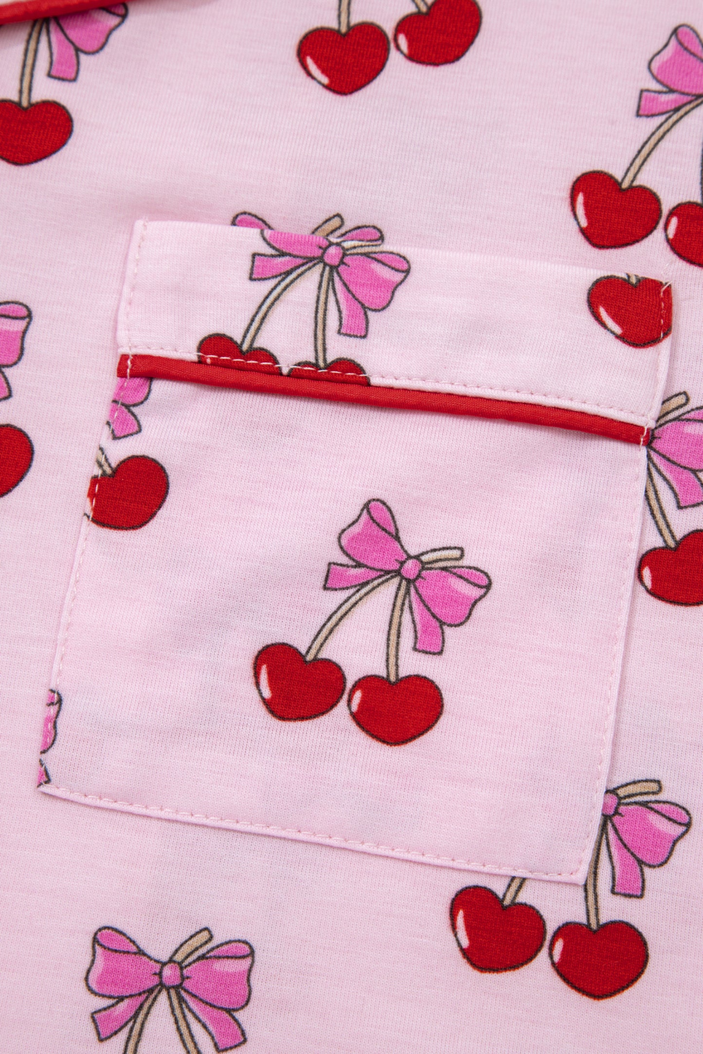 Cute Pajamas | Bow or Cherry Short Pajama Set