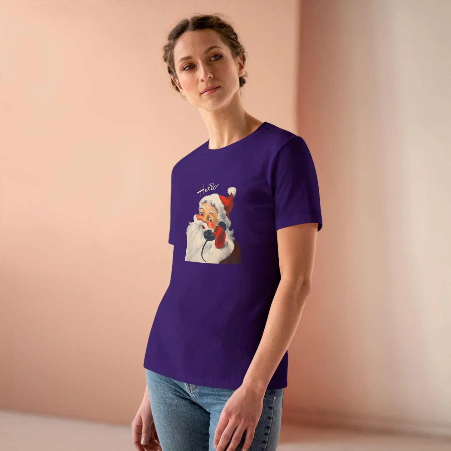 Santa's Calling to say Hello - Women's Tee - Whippie's