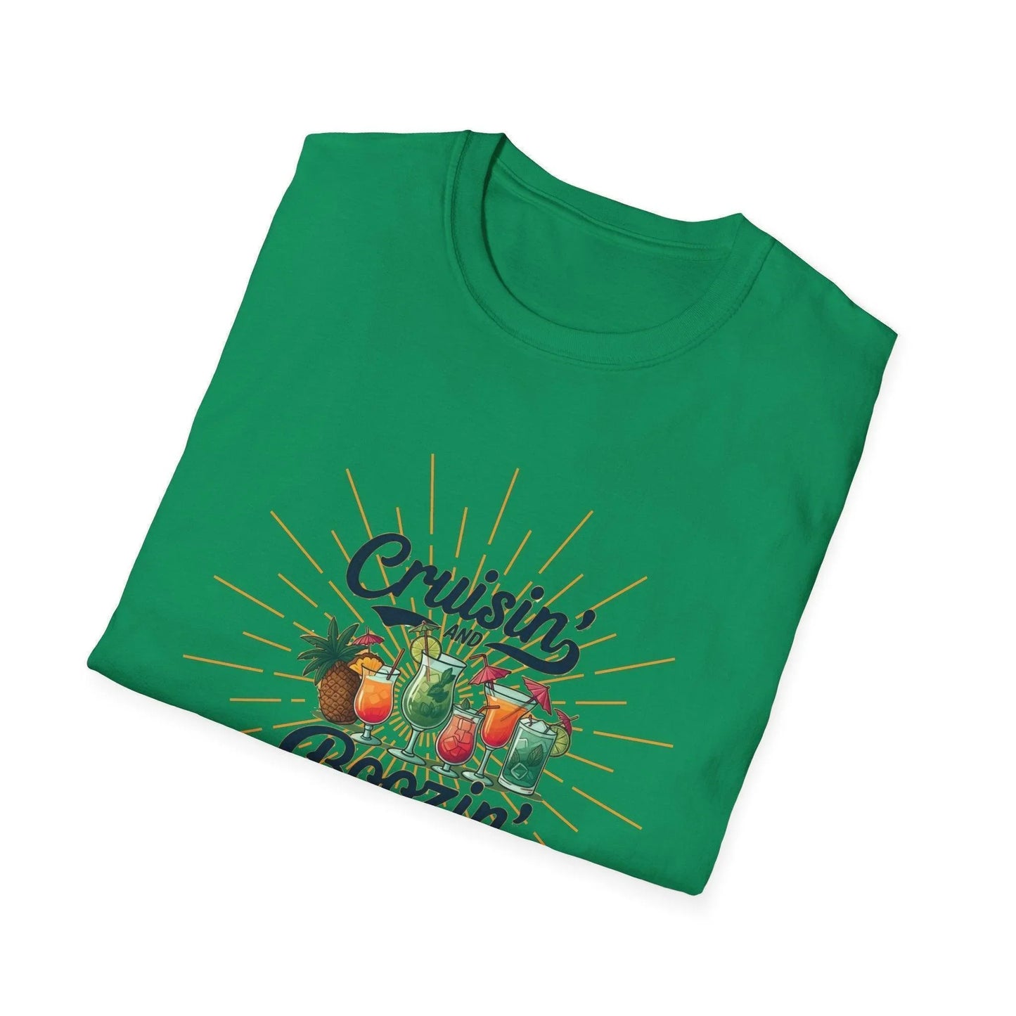 Cruisin' and Boozin Unisex Tee 🛳️🍹 - Whippie's