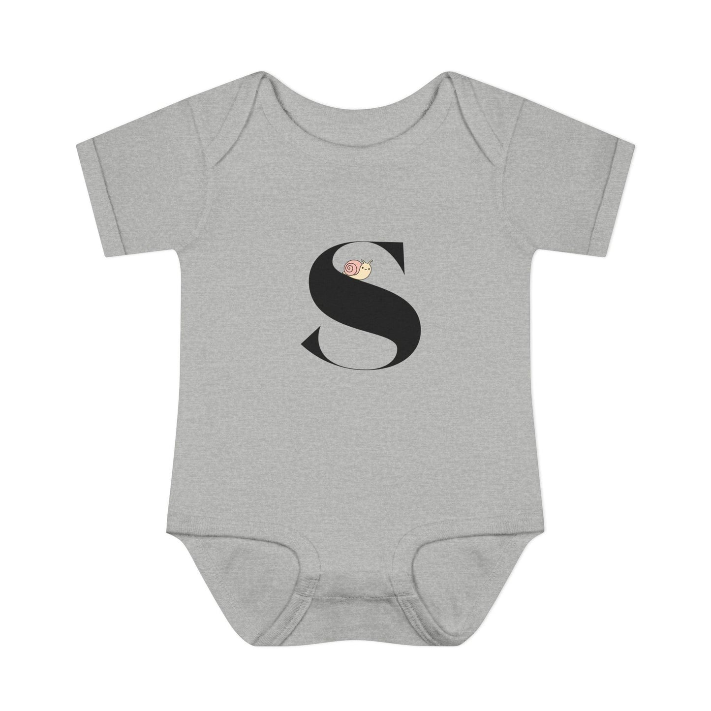 Alphabet Adventures: Letter S - Snazzy Snail Baby Onesie S is for Snazzy Snail! - Whippie's