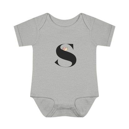 Alphabet Adventures: Letter S - Snazzy Snail Baby Onesie S is for Snazzy Snail! - Whippie's