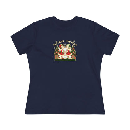 Sisters, Sisters (Blonde Sisters) - There Were Never Such Devoted Sisters! 👭🏼🎄 Women's Softstyle Tee - Whippie's