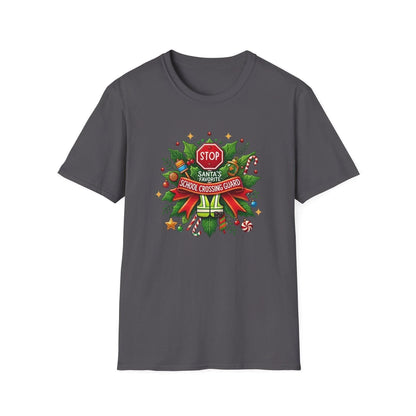 Santa's Favorite Crossing Guard Unisex Tee 🛑🎅 - Whippie's