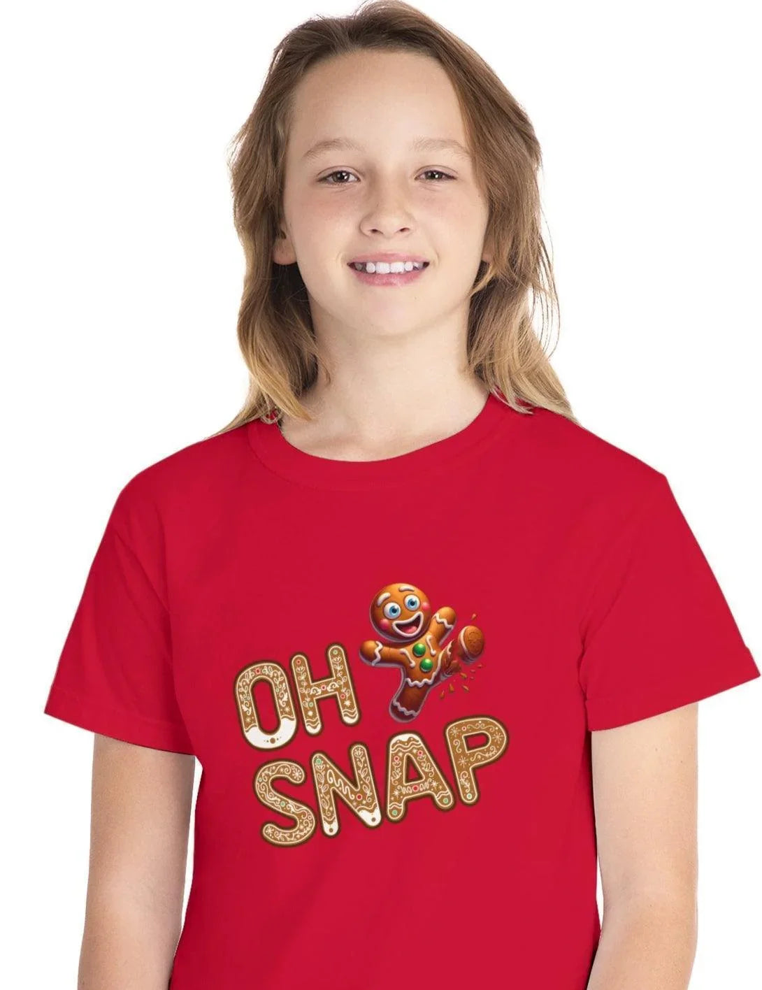 🍪 Oh Snap! 🍪 Youth Midweight Tee - Gingerbread Man Sweet Mishap! - Whippie's