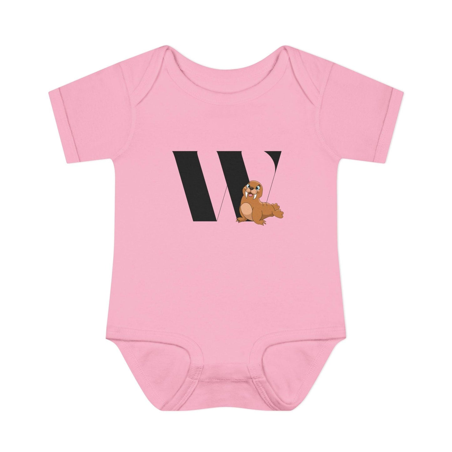 Alphabet Adventures: Letter W - Wonderful Walrus Baby Onesie W is for Wonderful Walrus! - Whippie's