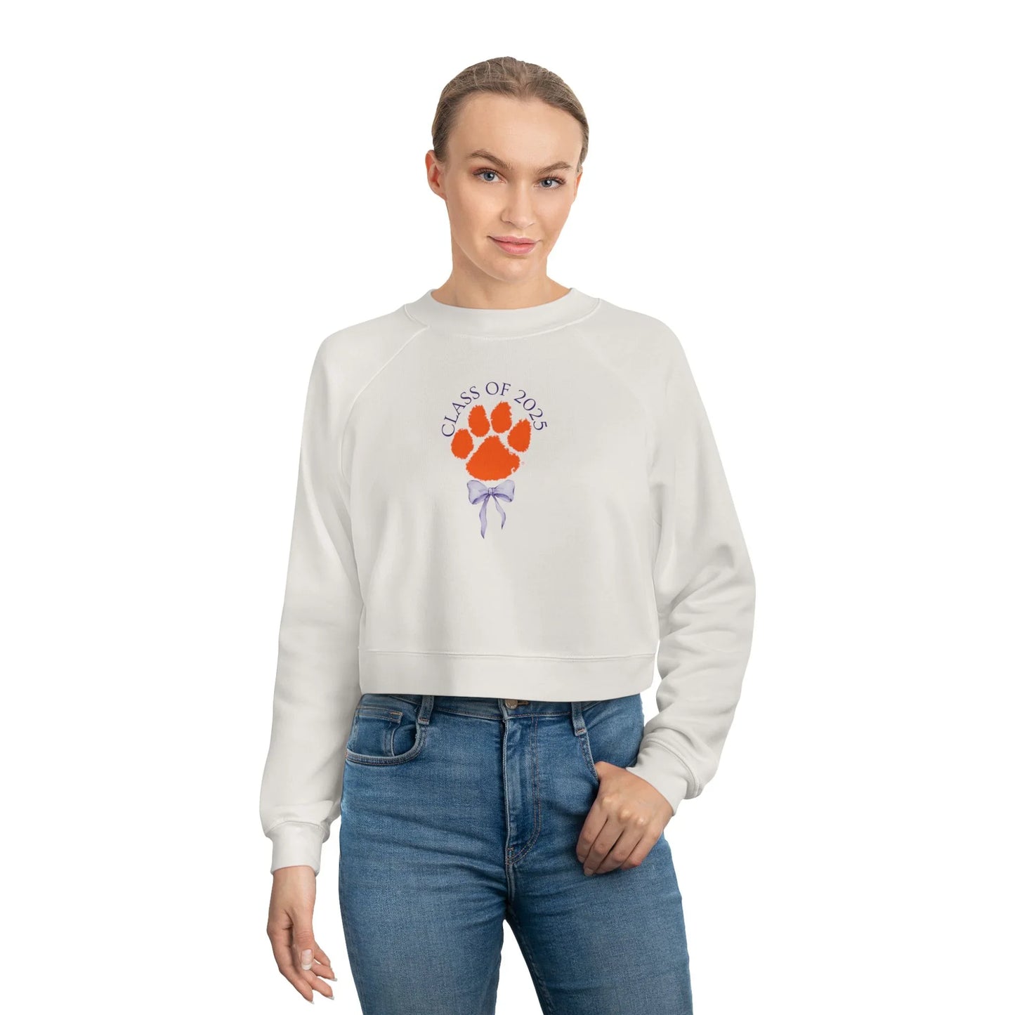 Clemson Graduation Cropped Fleece Pullover - Personalizable - Whippie's