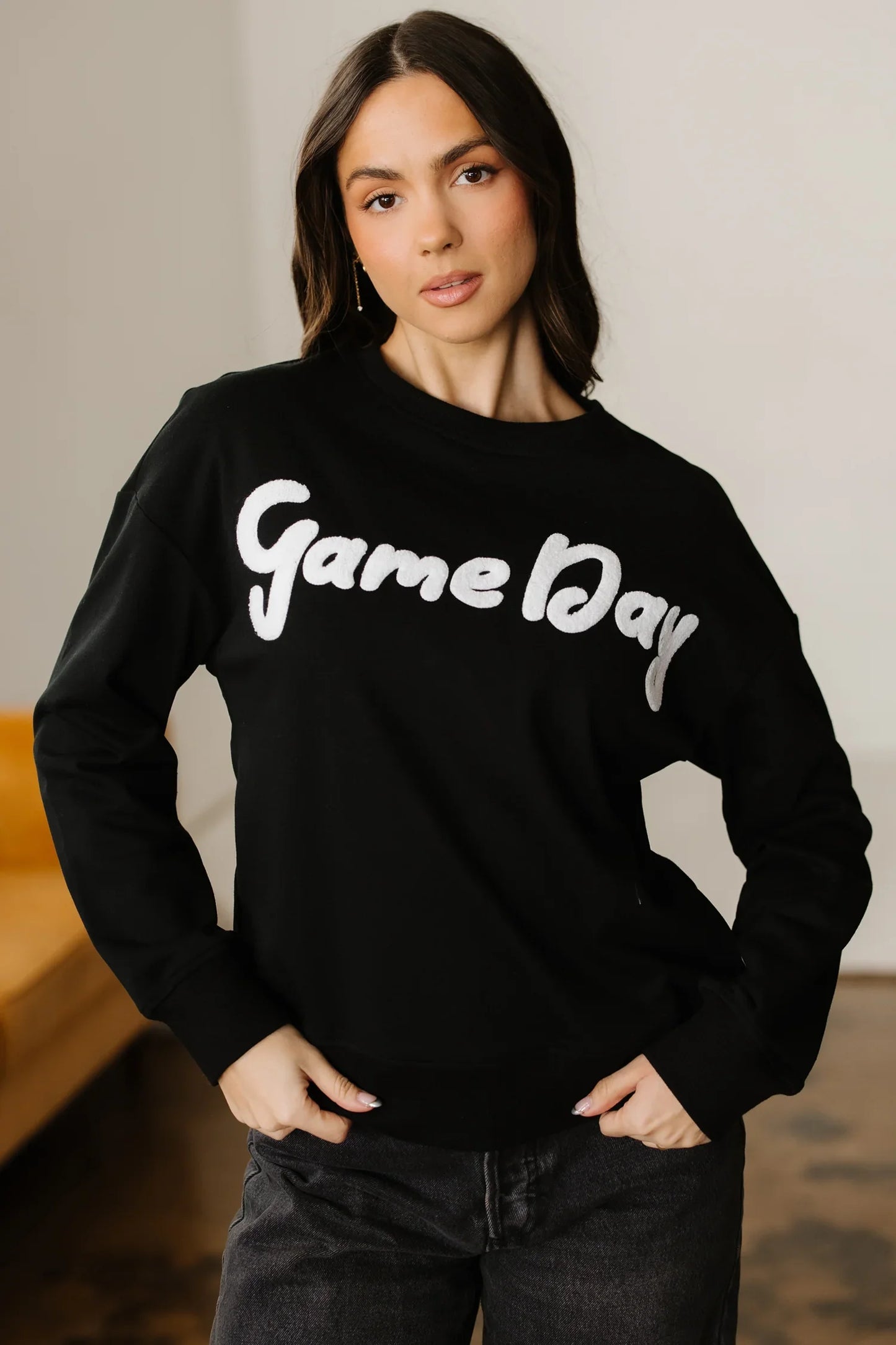 Chenille Game Day Sweatshirt
