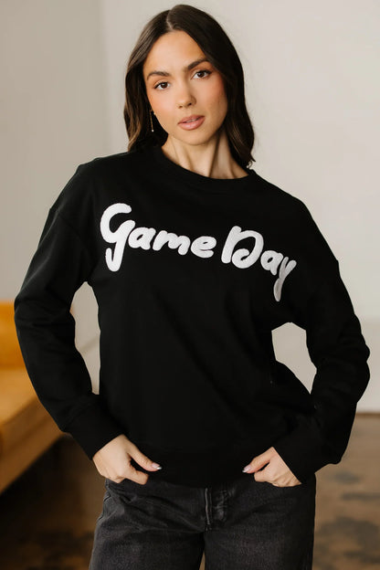 Chenille Game Day Sweatshirt