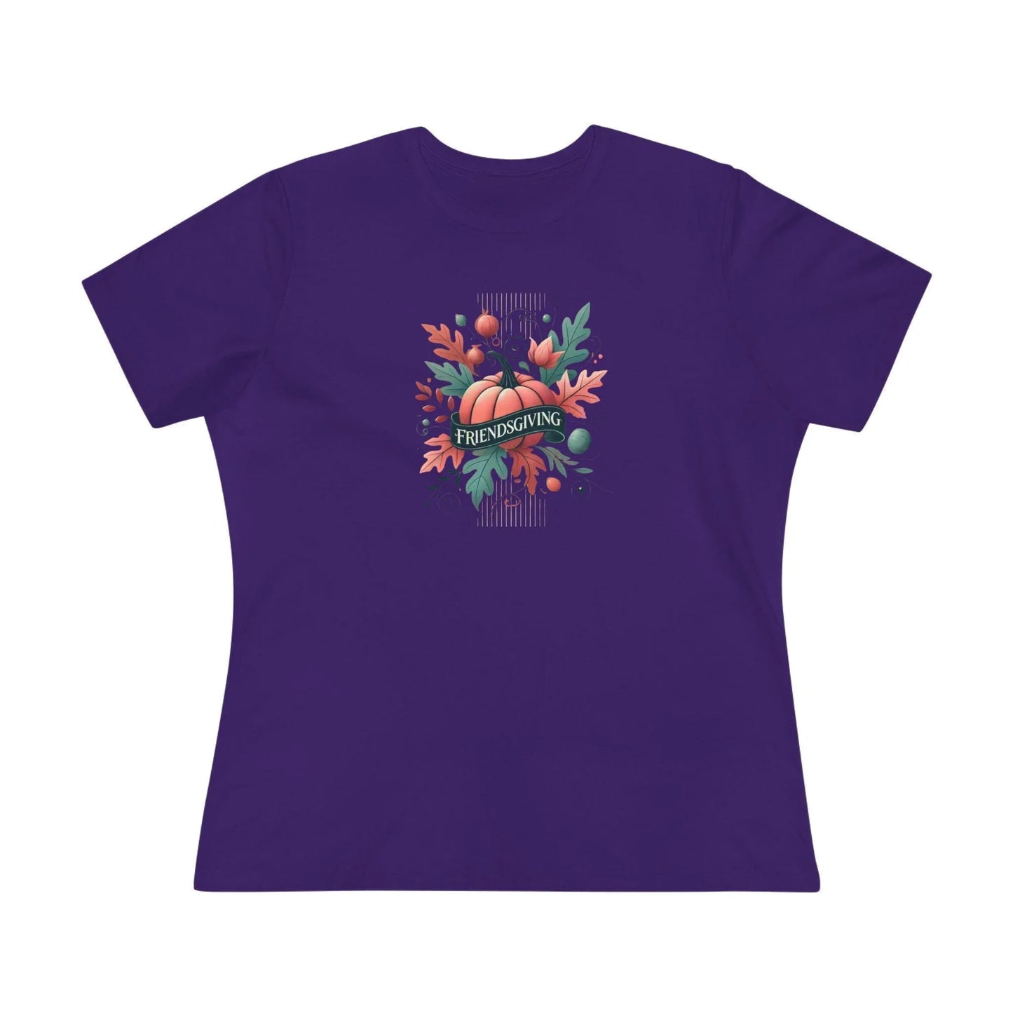 Friendsgiving Whimsical Pumpkin - Women's Softstyle Tee - Whippie's
