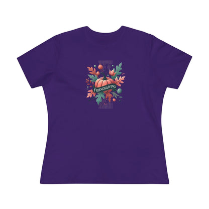 Friendsgiving Whimsical Pumpkin - Women's Softstyle Tee - Whippie's