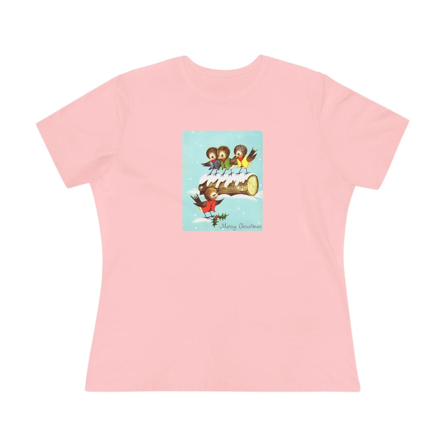 Merry Christmas Song Birds - Women's Tee - Whippie's