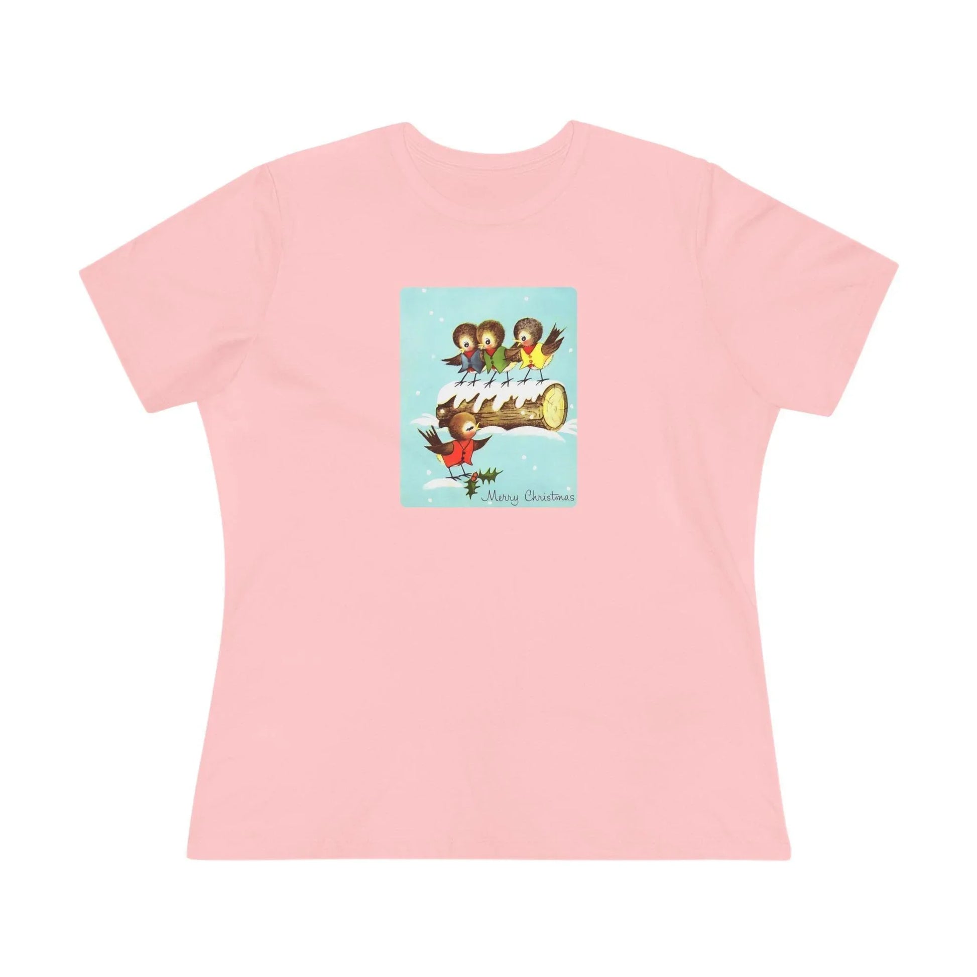 Merry Christmas Song Birds - Women's Tee - Whippie's